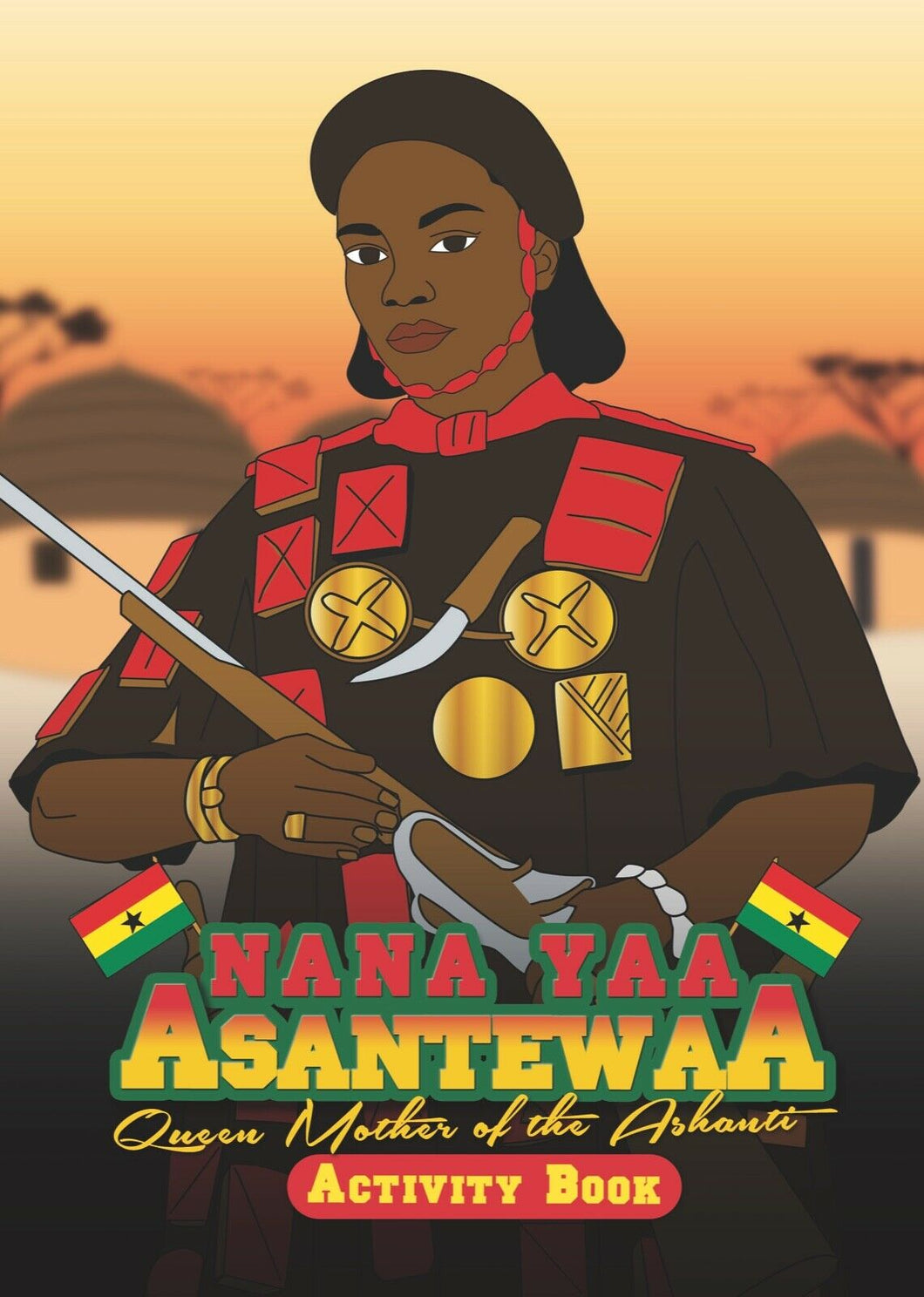 Nana Yaa Asantewaa, Fun & Educational, Black History Activity Books, for children.